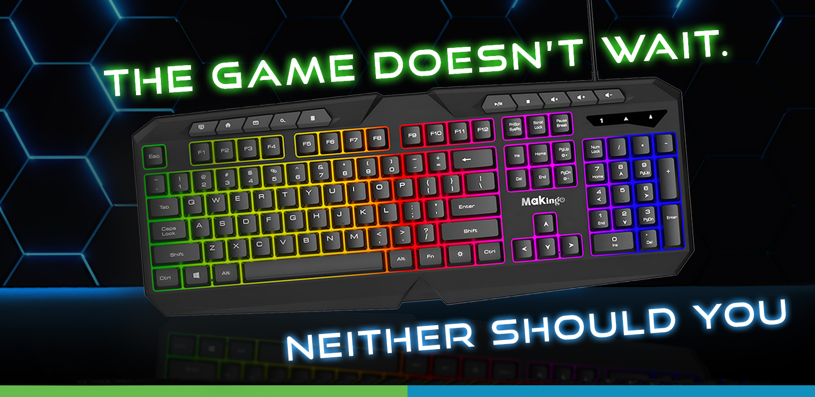 gaming keyboard banner
